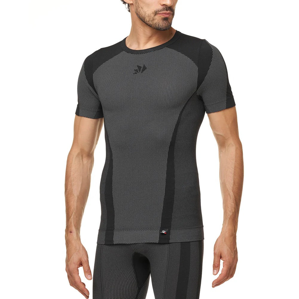 SIXS TS1 V2 Ropa Interior Manga Corta Carbono Negro
