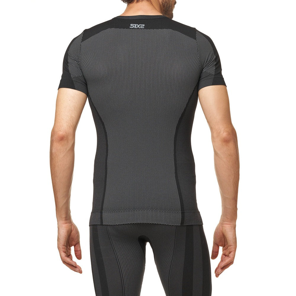 SIXS TS1 V2 Ropa Interior Manga Corta Carbono Negro