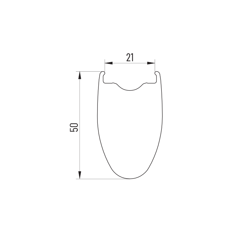 Par de ruedas MICHE KLEOS RD 50 DISC Tubeless Ready (Center Lock)