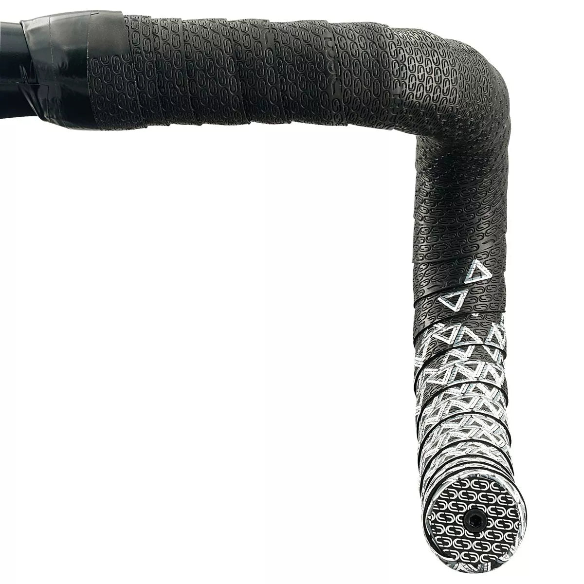 Cinta para manillar DEDA LOOP + END-PLUG Negro/Plata