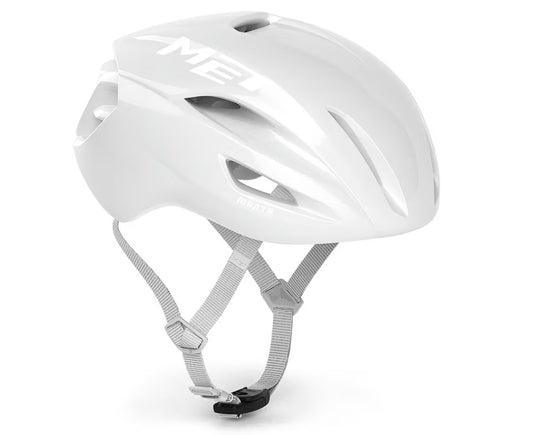 Casco de carretera MET MANTA MIPS Absolute White Edición Limitada