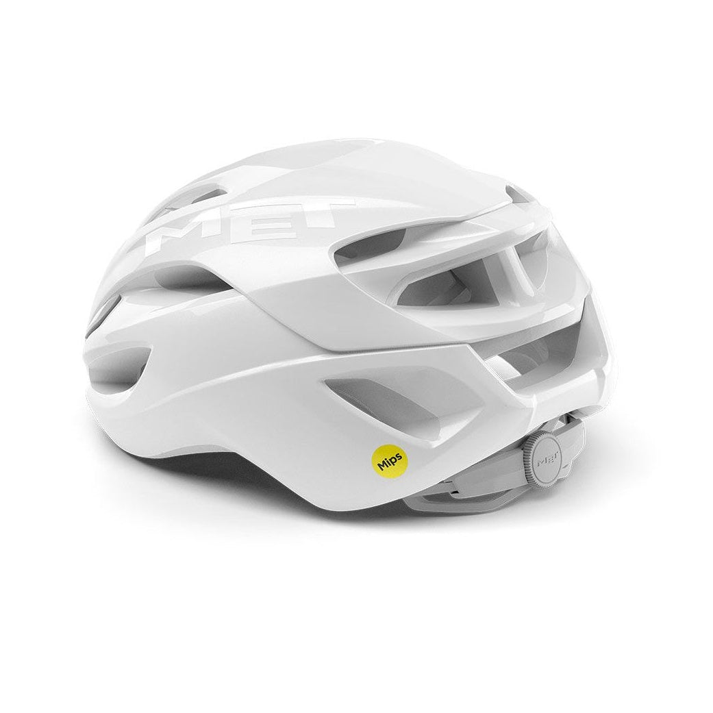 Casco de carretera MET RIVALE MIPS Absolute White Edición Limitada