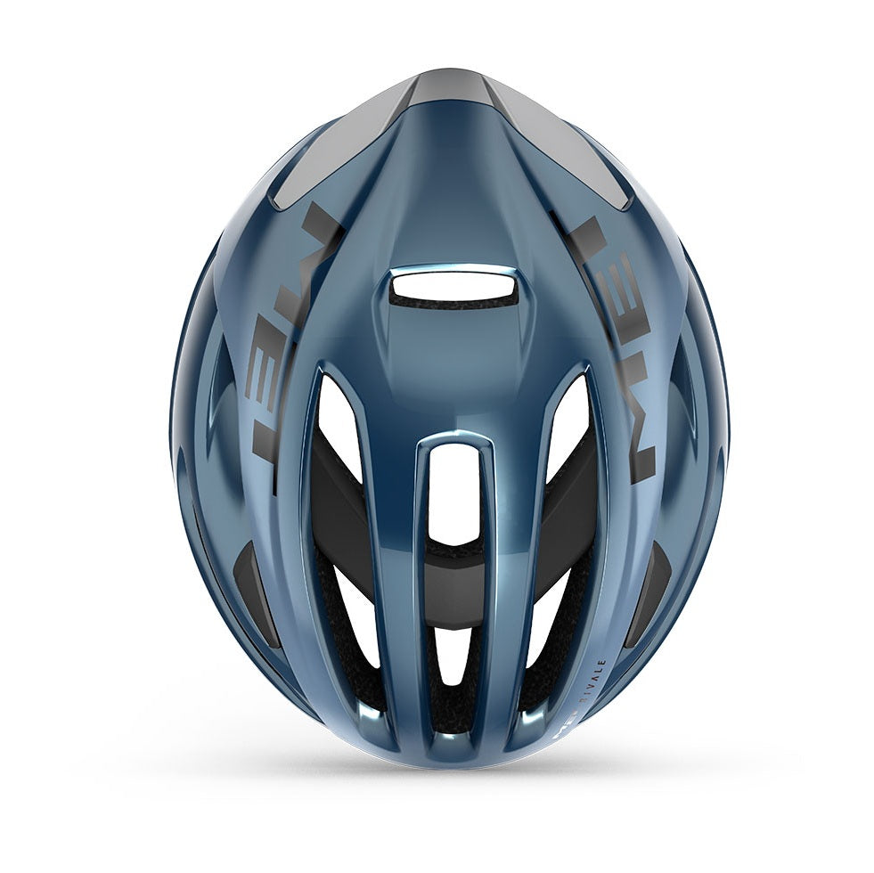 Casco de carretera MET RIVALE MIPS Plata