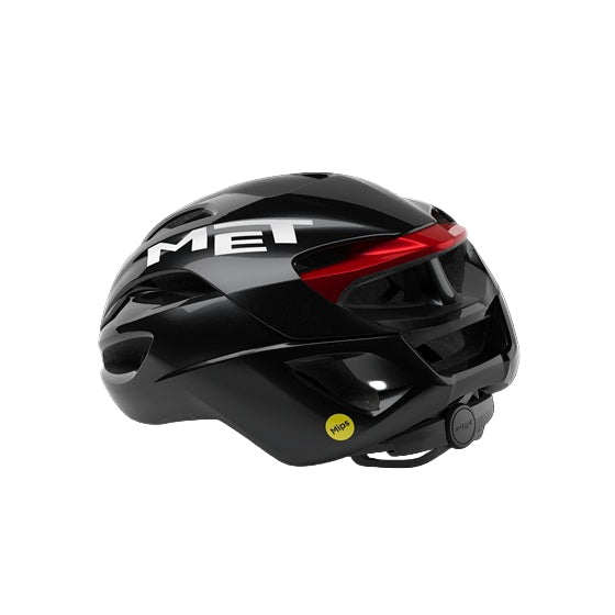 Casco de carretera MET RIVALE MIPS Negro/Rojo