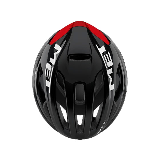 Casco de carretera MET RIVALE MIPS Negro/Rojo
