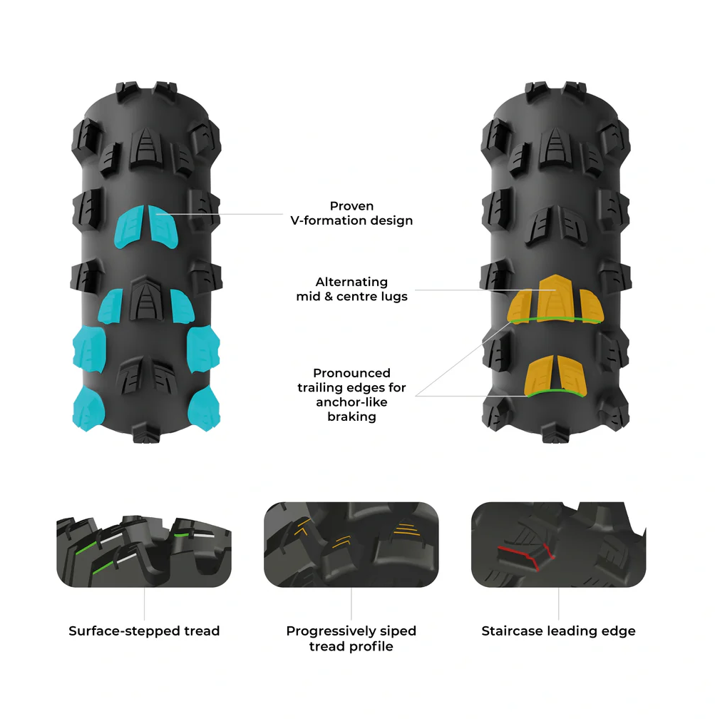 Neumático VITTORIA MOSTRO ENDURO RACE 29x2.40 Graphene/Silica Tubeless Ready Blando Negro