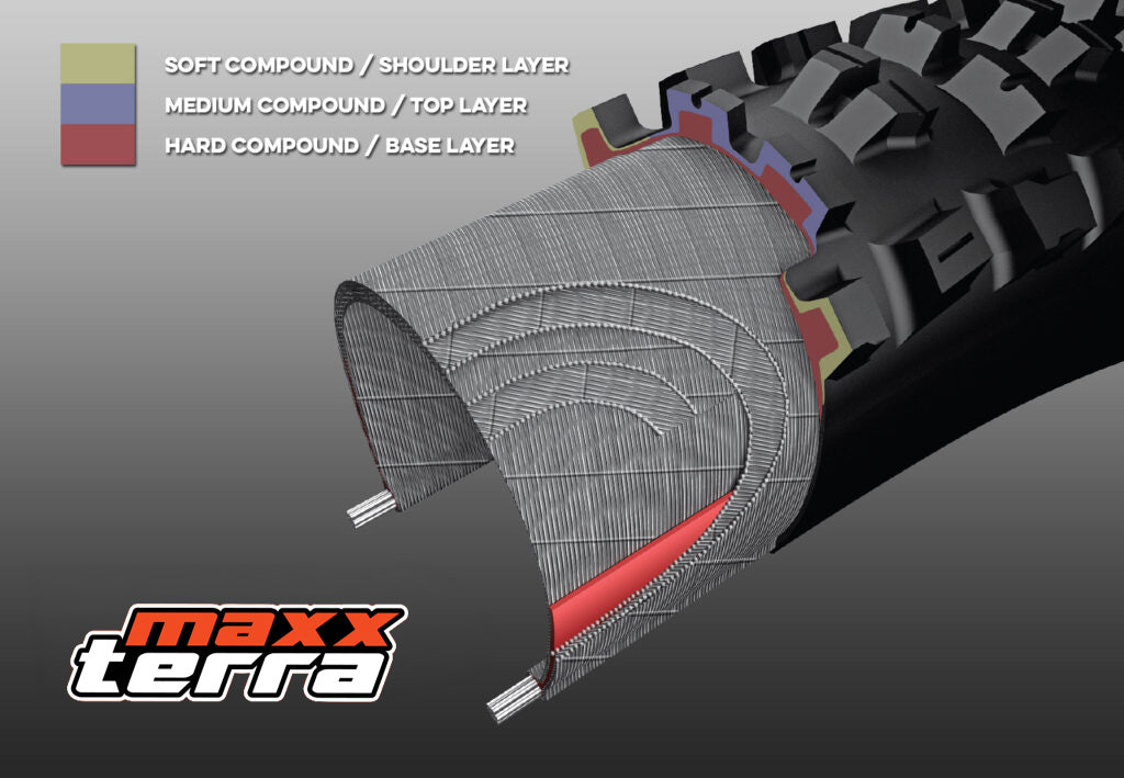 Neumático MAXXIS MINION DHR II 29x2.40 Exo MaxxTerra Tubeless Ready plegable
