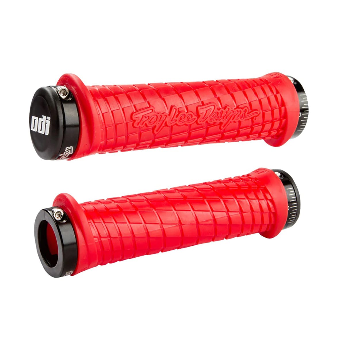 Puños ODI TROY LEE DESIGNS Lock-On 130 mm Rojo