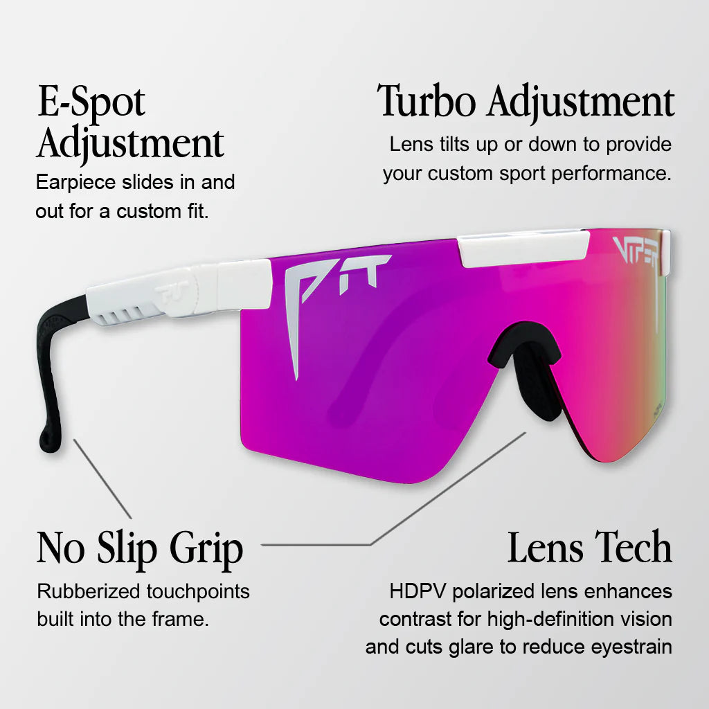 Gafas polarizadas PIT VIPER THE REC BEACH ORIGINAL 2.0 NARROW HDPV Azul/Morado
