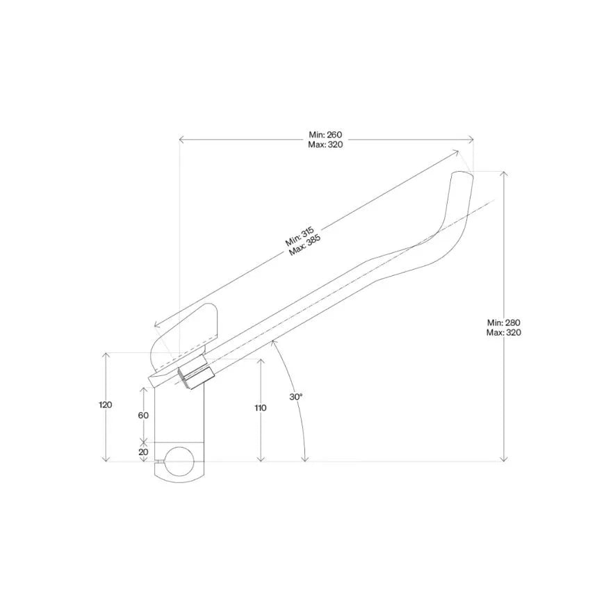 Alargaderas DEDA PARABOLICA PRO
