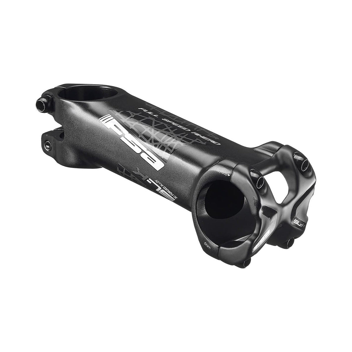 Potencia FSA SL-K 12° de aluminio/carbono gris mate — vista principal sobre fondo blanco