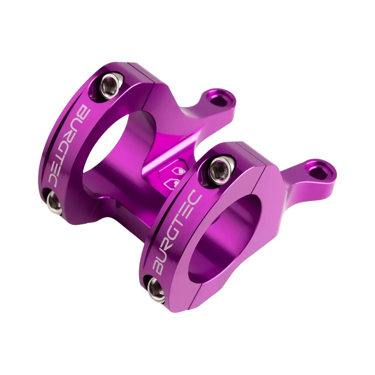 Potencia BURGTEC Direct Mount MK3 violeta — vista principal sobre fondo blanco