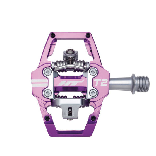 HT COMPONENTS Pedales ENDURO T2 Morado