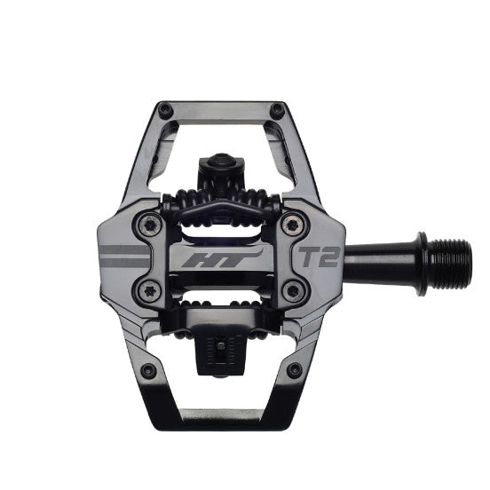 HT COMPONENTS EDNURO T2 Pedales Planos Stealth Black