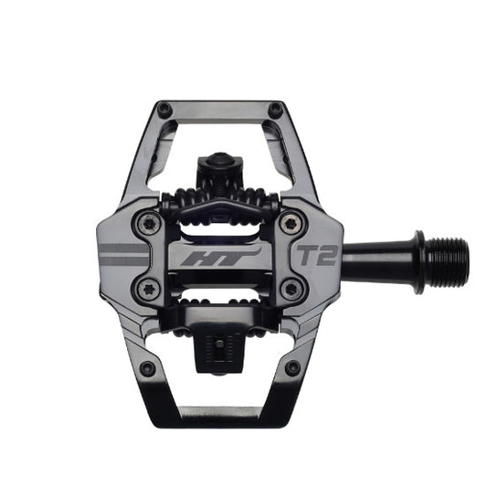 HT COMPONENTS EDNURO T2 Pedales Planos Stealth Black