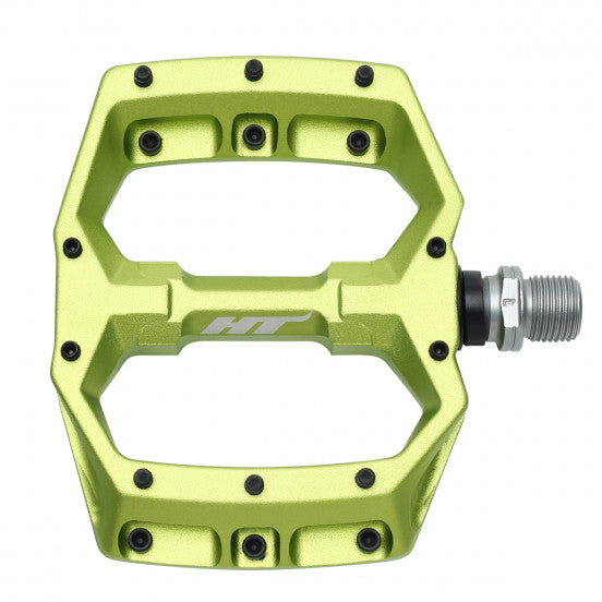 HT COMPONENTS Spider AF03 Pedales planos verdes