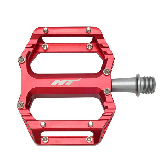 HT COMPONENTS AR09SX Pedales Planos Rojo