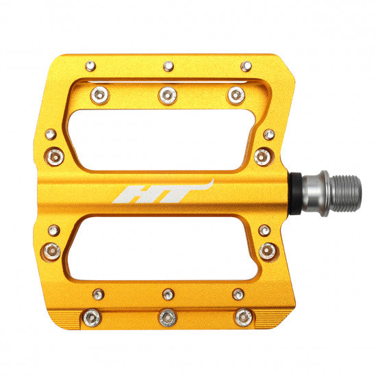 HT COMPONENTS AN14A Pedales planos dorados