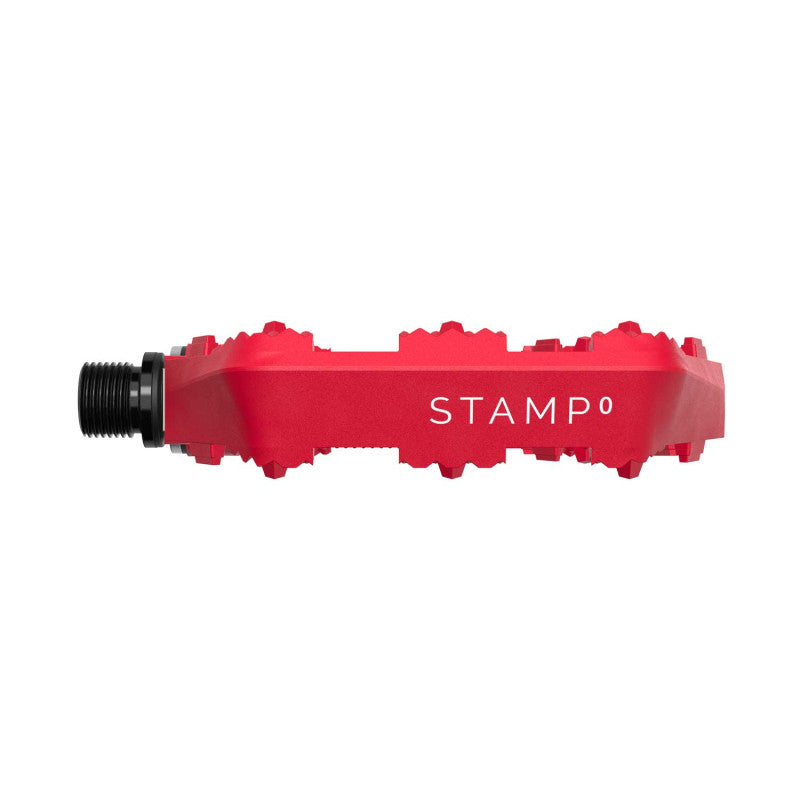 CRANKBROTHERS STAMP 0 Pedales planos pequeños Rojo