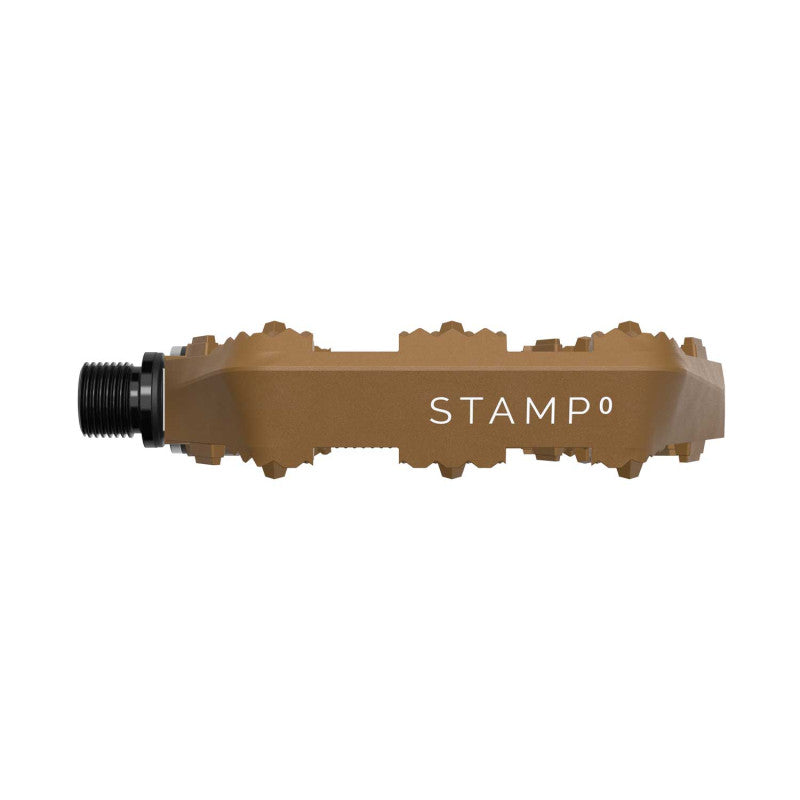 Pedales planos CRANKBROTHERS STAMP 0 Pequeño Marrón