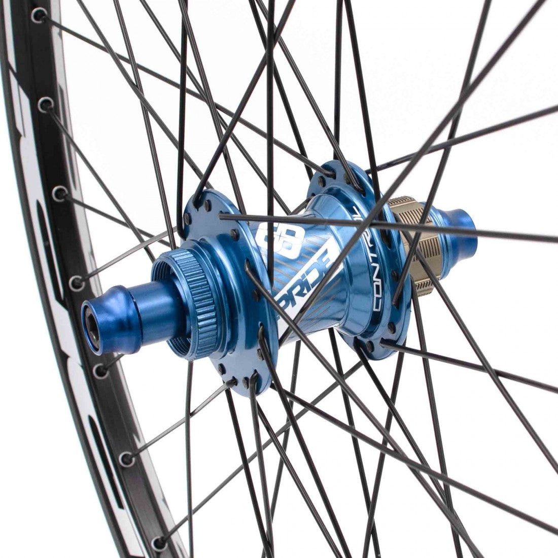 Par de Ruedas PRIDE 24" (507mm) Control V1 Disc Ejes 20/10mm Azul