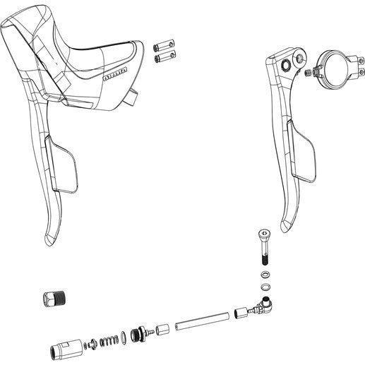 Kit de conexión de latiguillos Stealth-A-Magic SRAM rival ETAP AXS HRD
