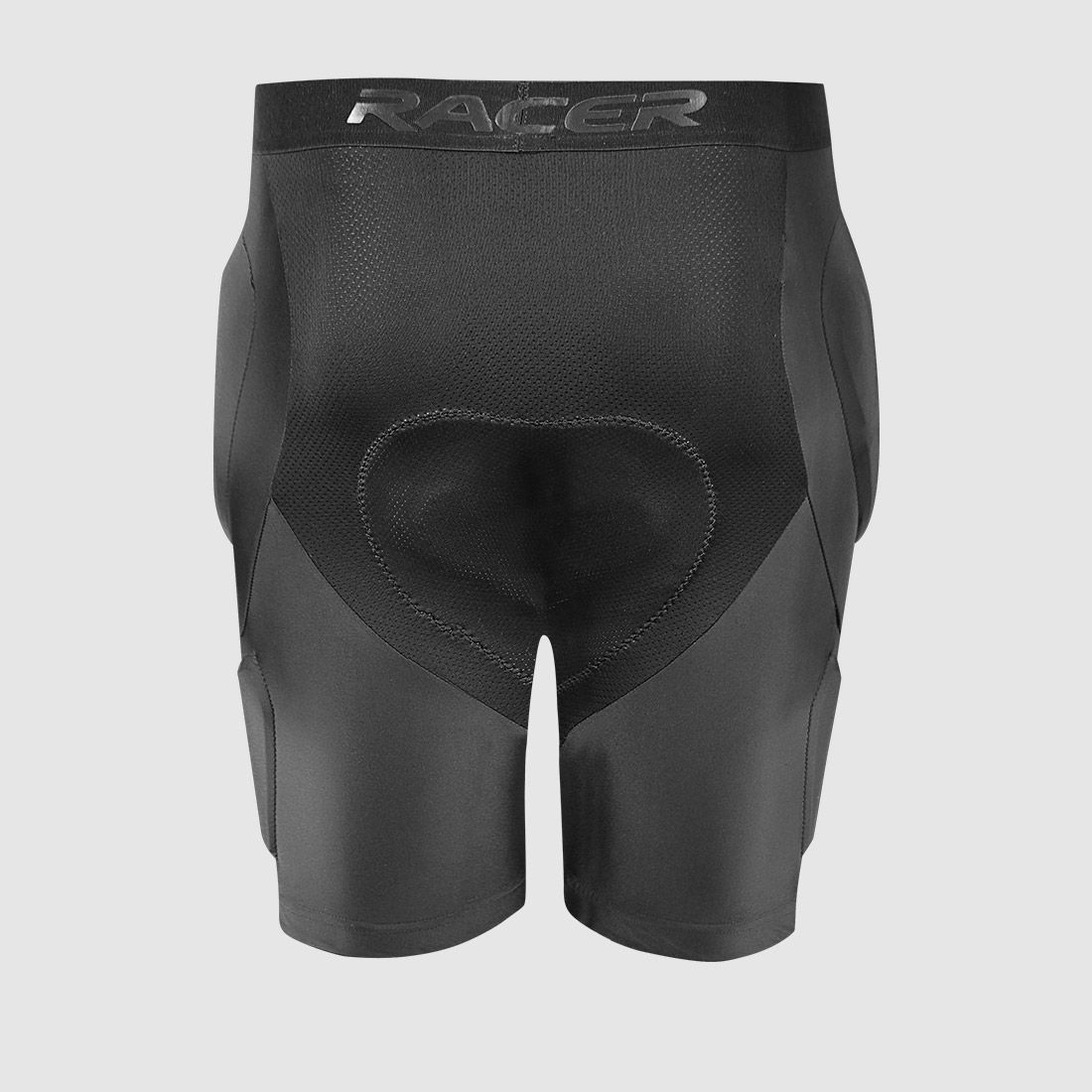 Pantalón corto de protección RACER D3O negro