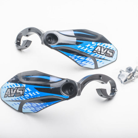 AVS KIT DECO Guardamanos Alu Tab Negro/Azul