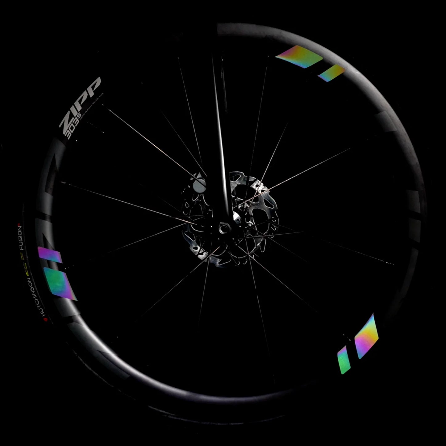 THE BEAM WHEEL FLASH 2.0 Pegatinas reflectantes arco iris