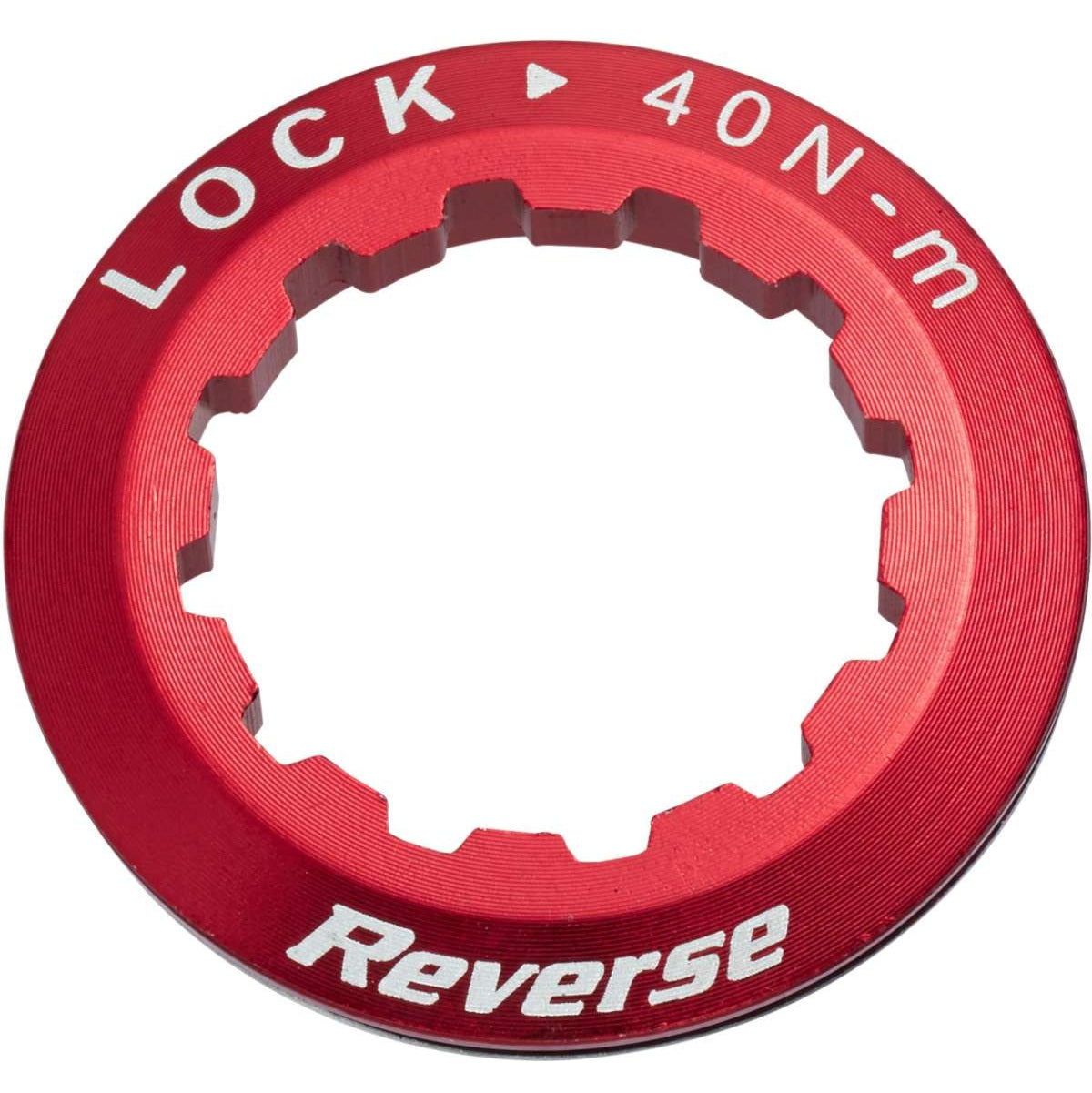 Tuerca de casete 8/11V REVERSE COMPONENTS Rojo