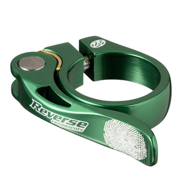 REVERSE COMPONENTS LONG LIFE Abrazadera de sillín Cierre rápido Verde