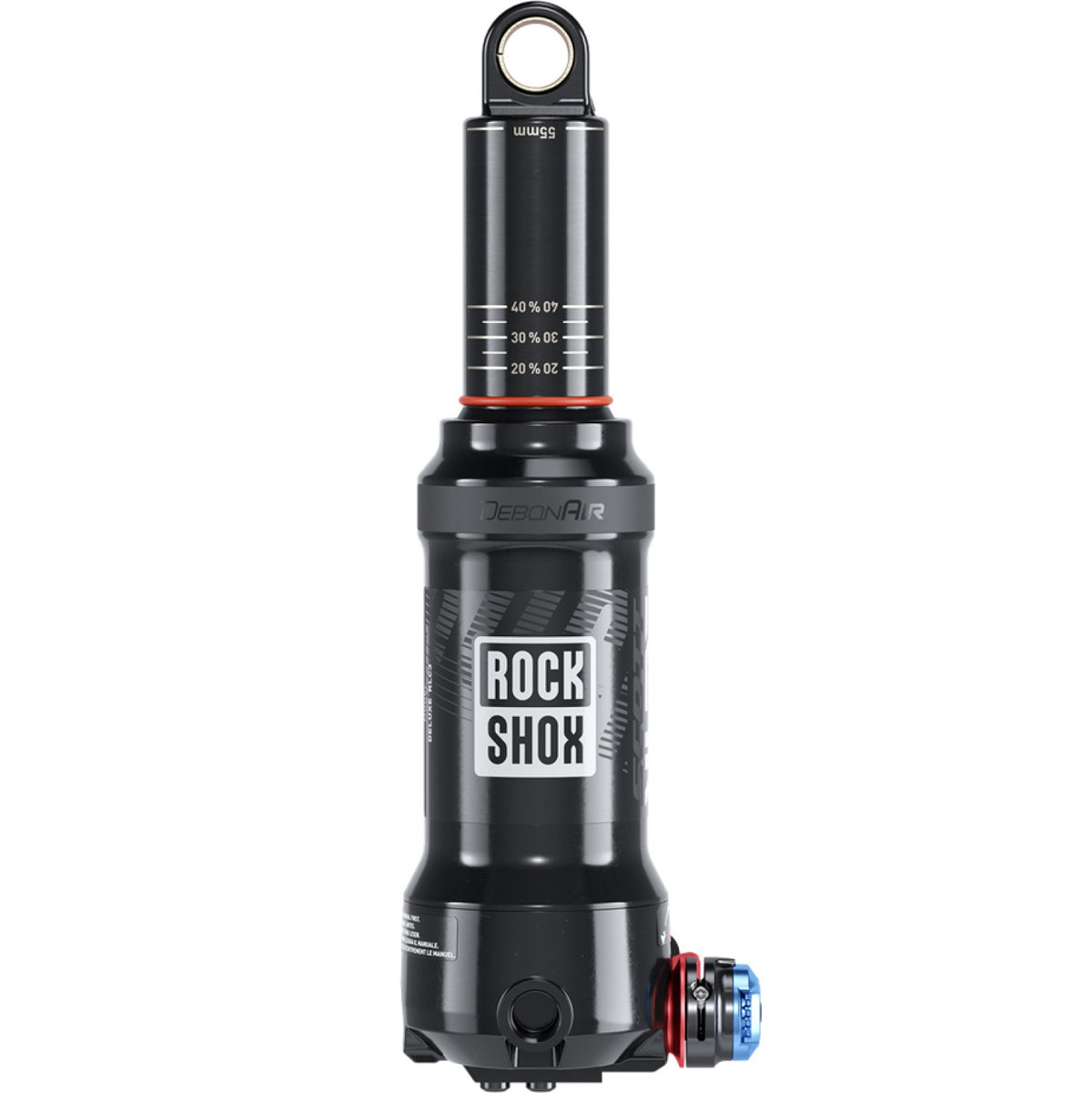 Amortiguador ROCKSHOX DELUXE NUDE RLC3 DEBONAIR 1 Token/1 Token Sealhead Mid Reb/Mid Comp para Scott Spark/Genius