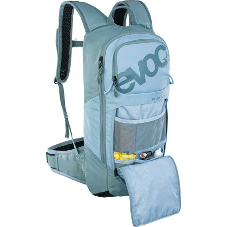 Mochila con protector dorsal EVOC FR LITE RACE 10 L azul