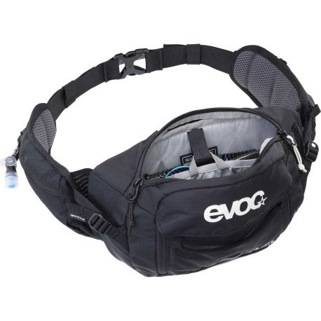 EVOC HIP PACK 3 L + 1,5 L Bolsa de agua Negro