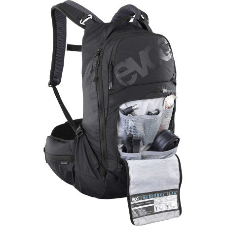 Mochila con Dorsal EVOC TRAIL PRO BLACKLINE 16 L Negro