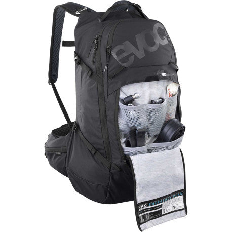 Mochila con Dorsal EVOC TRAIL PRO BLACKLINE 26 L Negro