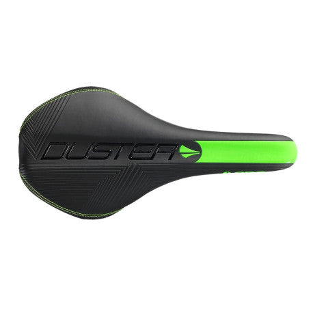 Sillín SDG DUSTER MTN Rails Cro-Mo Negro/Verde