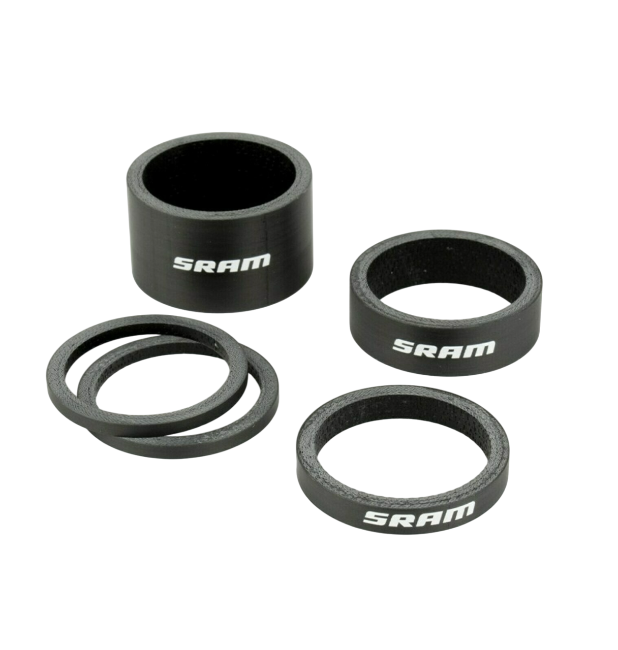 SRAM Carbon Headset Separadores Negro/Blanco