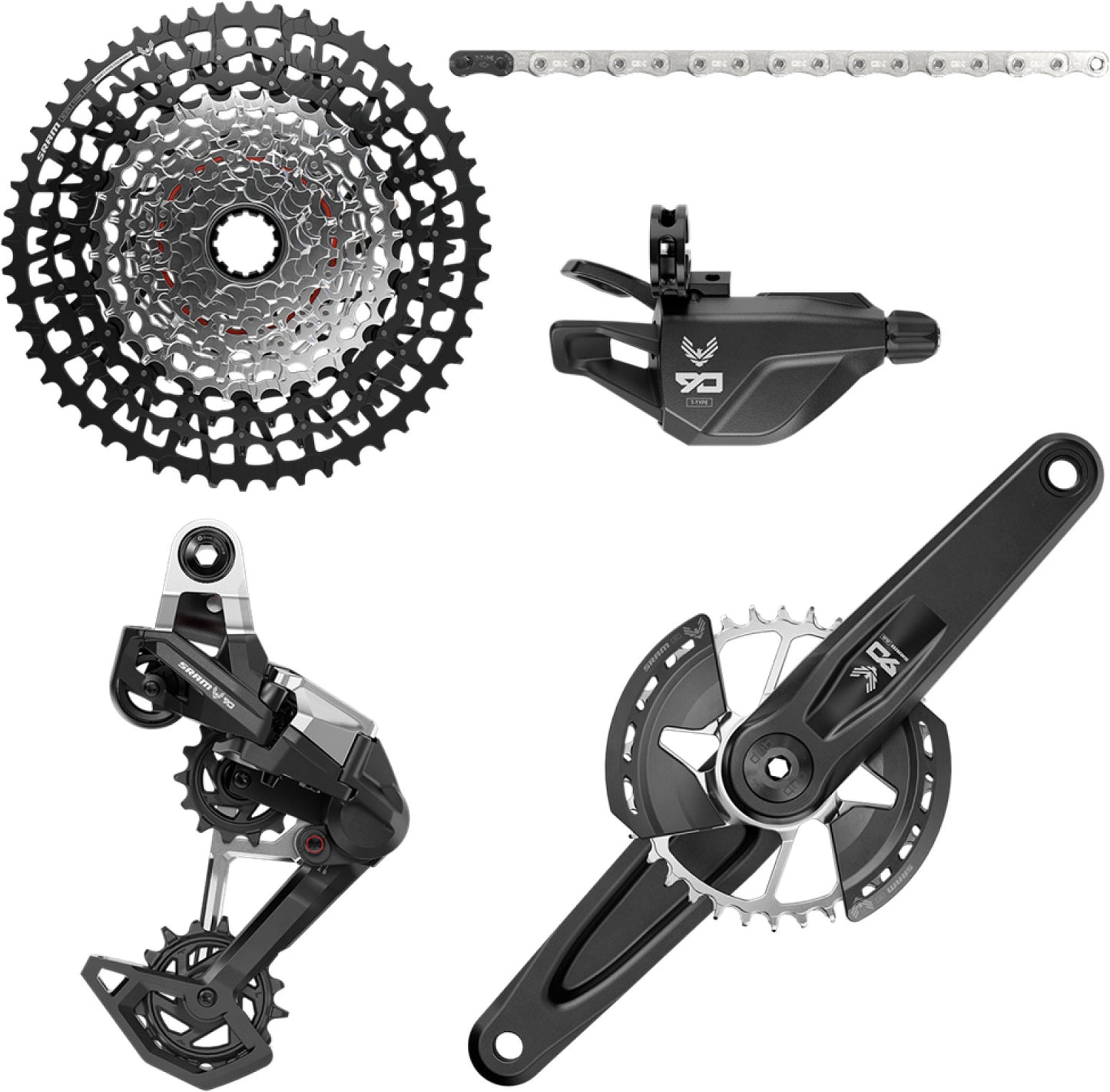 Paquete SRAM EAGLE 90 T-TYPE DUB 12V 32T 2-Guards