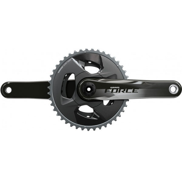 Juego de bielas de 12 velocidades SRAM FORCE AXS WIDE MY22 DUB de doble plato