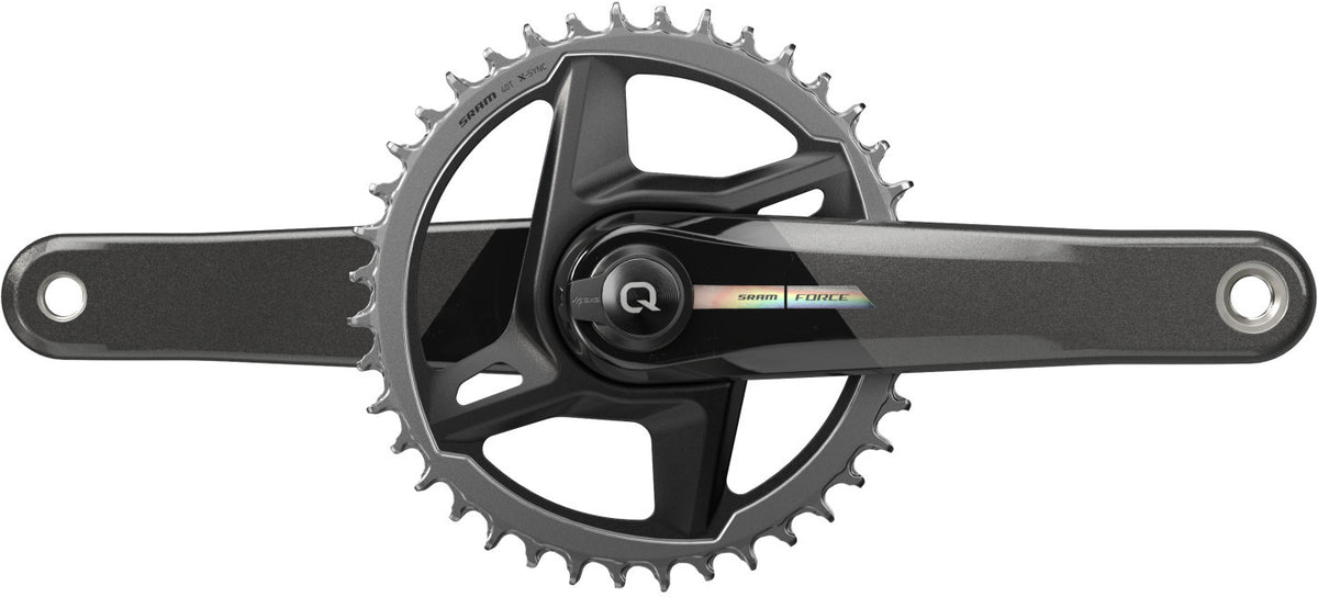 Juego de bielas monoplato de 12 velocidades con potenciómetro SRAM QUARQ FORCE AXS MY24