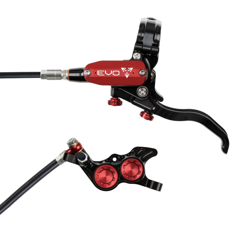 Freno delantero HOPE TECH 4 EVO GR4 Negro/Rojo
