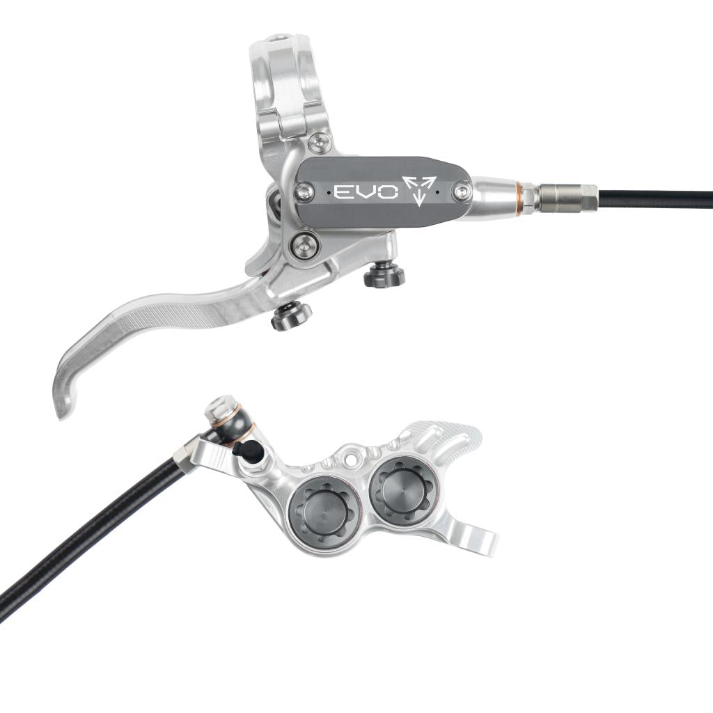 Freno trasero HOPE TECH 4 EVO GR4 Plata/Humo