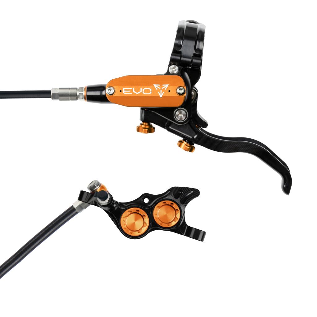 Freno delantero HOPE TECH 4 EVO TR4 Negro/Naranja