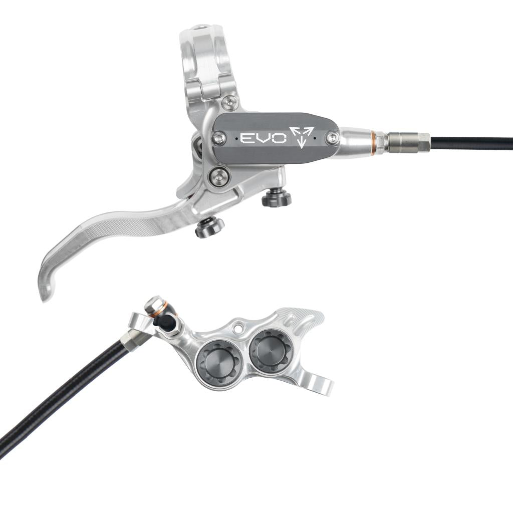 Freno trasero HOPE TECH 4 EVO TR4 Plata/Humo