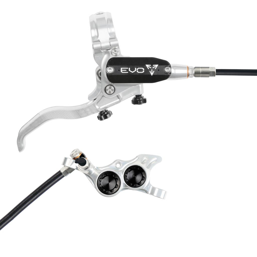 Freno trasero HOPE TECH 4 EVO TR4 Plata/Negro