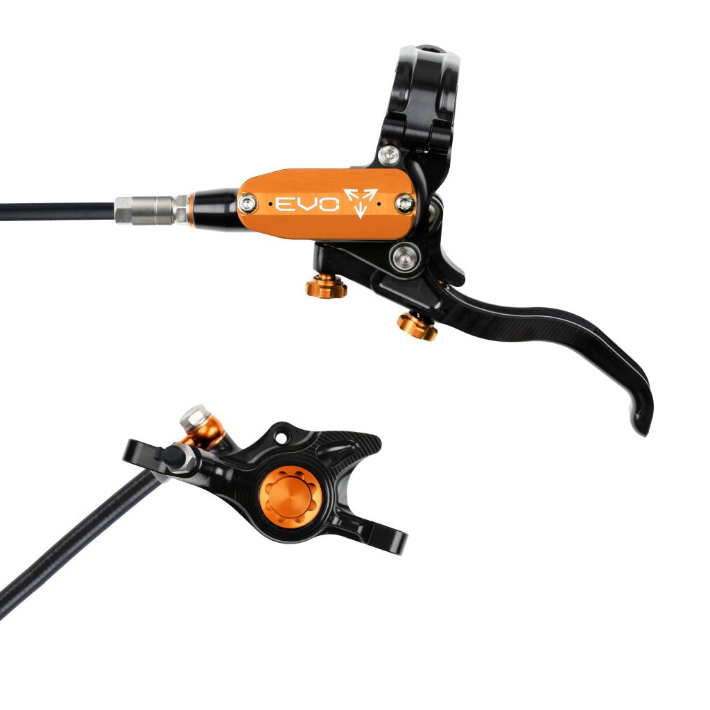 Freno delantero HOPE TECH 4 EVO X2 PM Negro/Naranja