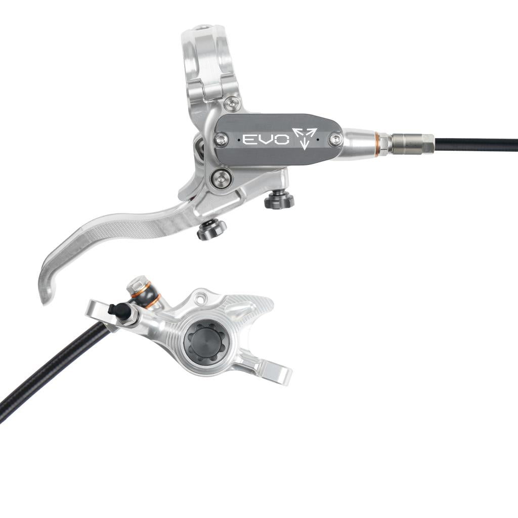 Freno trasero HOPE TECH 4 EVO X2 PM Plata/Humo