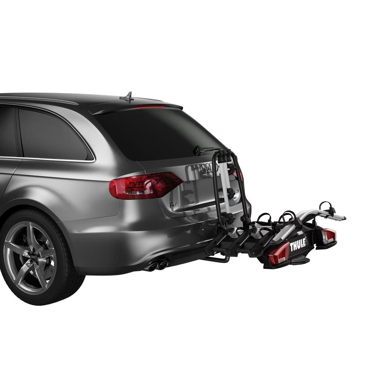 THULE VELOCOMPACT Pack portabicicletas de 3 + adaptador para 4 bicicletas