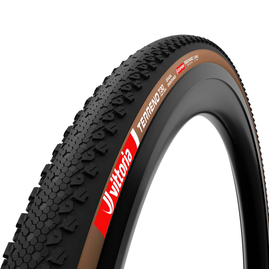 Neumático VITTORIA TERRENO T30 FINE LOOSE 700x45c Gravel Endurance Tubeless Ready Blando Marrón